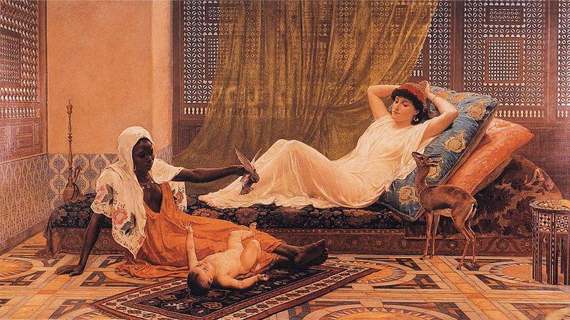 A New Light in the Harem, Frederick Goodall
